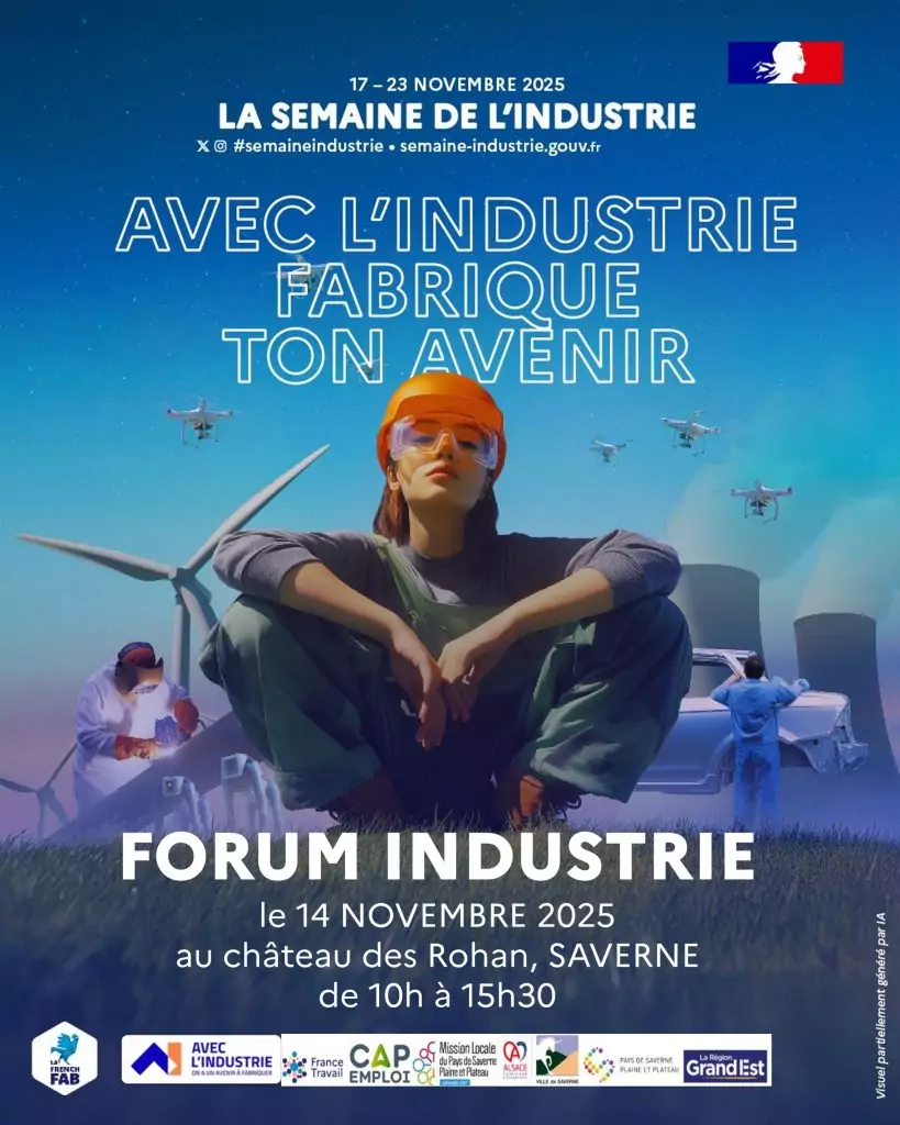 Affiche du forum de l'industrie 2025